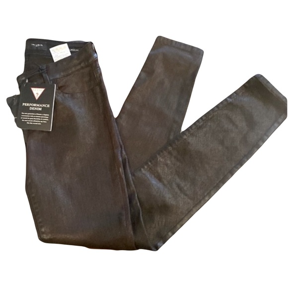 NWT Guess performance denim jagging second skin, extreme stretch pants NWT - Picture 6 of 16